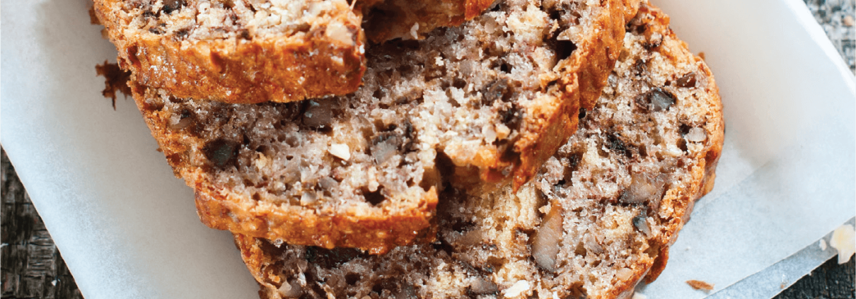 Бананов хляб с ядки