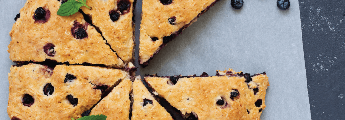 Сконс с джинджифил и боровинки