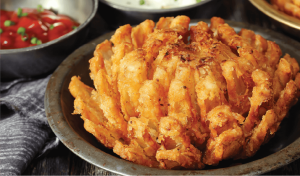 Печен лук цвете