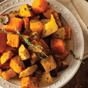 Печена тиква с мащерка