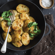 Печени пресни картофи