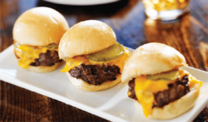 Мини чийзбургери