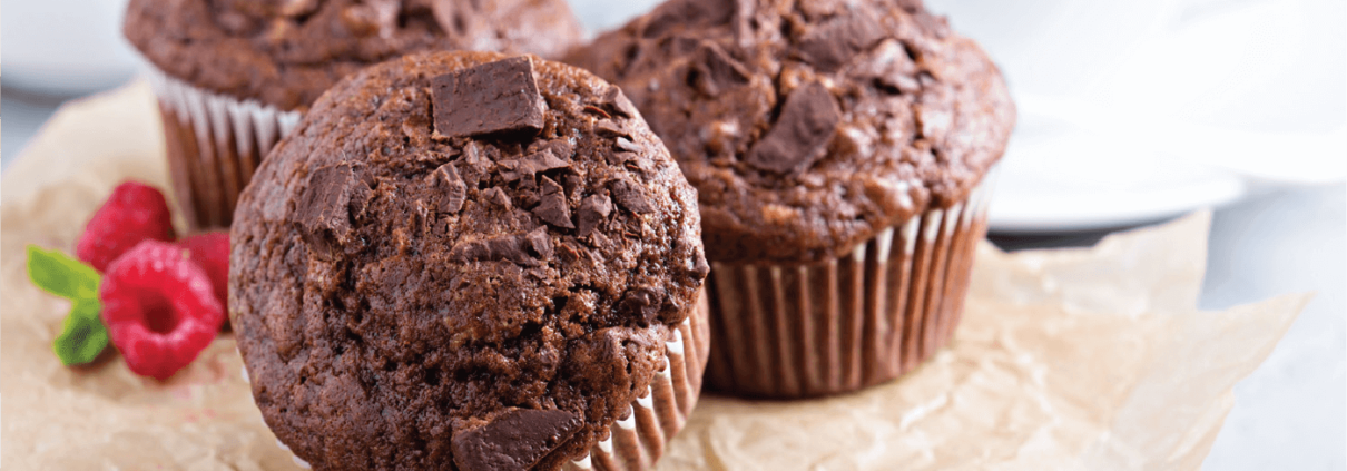 Мъфини с шоколадови парченца
