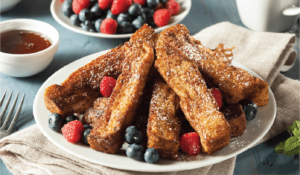 Пържени филийки на пръчици