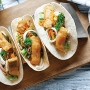 Рибни такоси с царевична панировка